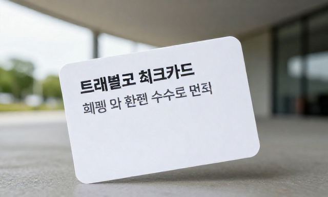 트래블로그체크카드 관련 이미지 - 트래블로그 체크카드 혜택 및 환전 수수료 면제 완벽 정리