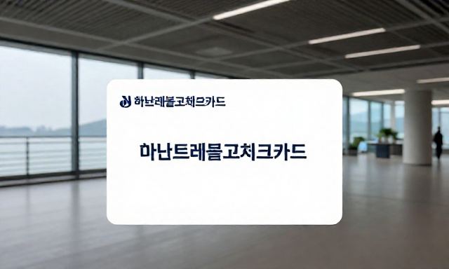 하나트레블로그체크카드 관련 대표 이미지